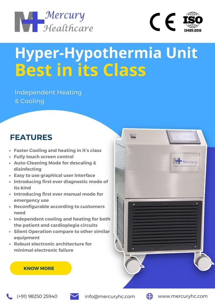 Why Our Hypothermia Machine Is the Ideal Choice for Patient Care